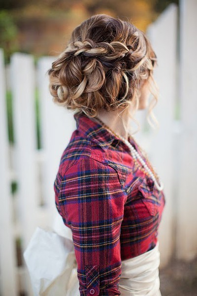 plaid+updo